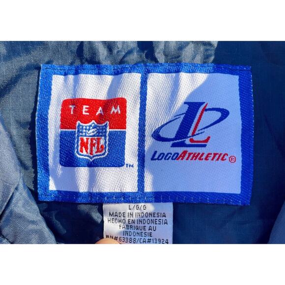 VTG‎ 1999 Super Bowl XXXIII Miami Windbreaker Jacket Men's Blue Sz L Pre-Owned - Picture 5 of 10